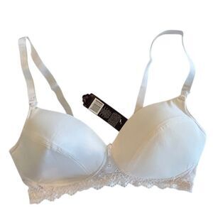 Evanesse Nursing Bra With Evaporative Technology Size 42C White